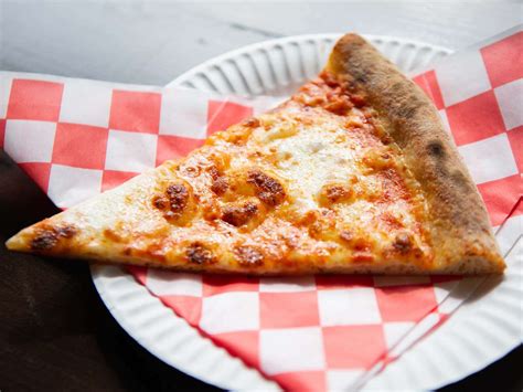 A slice of new york - Nov 15, 2018 · L&B makes a regular slice, but almost everybody gets the squares: tallish, crunchy and browned underneath, with a thick, soft interior you can use for sponging up runaway sauce on your paper plate ... 